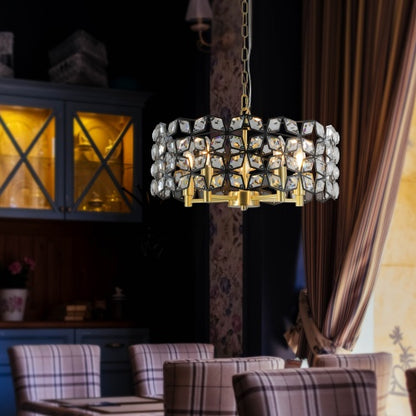 Modern Round Crystal Chandelier – Elevate Your Home with Timeless Luxury