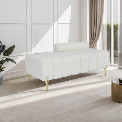 Viva Smart Living Collection: Teddy Velvet Bench