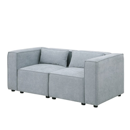 Modular Sofa – Beige or Grayish Blue Chenille | Viva Astrid