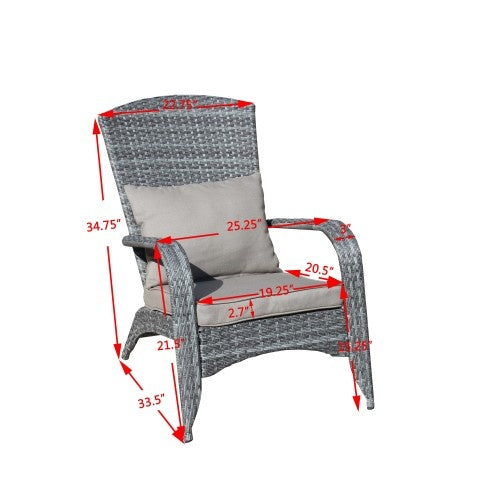 Luxury Outdoor Patio Chair with Cushions – Elegant & Comfortable Seating for Your Outdoor Oasis