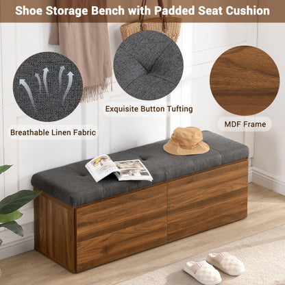 Viva Haven™ 49-Inch Storage Footstool – The Art of Hidden Comfort