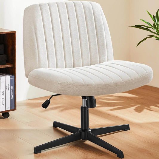 Viva Oslo Armless Swivel Cross-Leg Chair