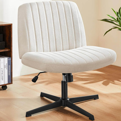 Viva Oslo Armless Swivel Cross-Leg Chair