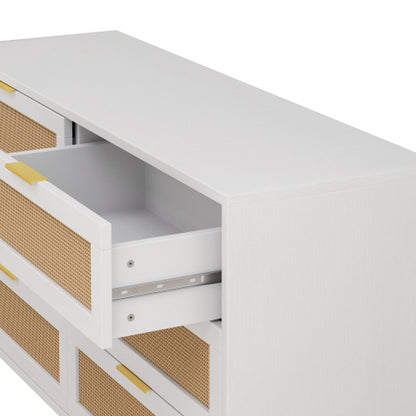 Viva Odette 6-Drawer Rattan Storage Cabinet