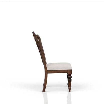 Mahogany-Finish Traditional Side Chair | Viva Savoy