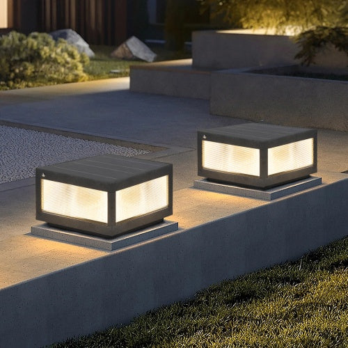 Solar Wall Light with Dimmable LED (2-Pack) | Smart Outdoor Lighting for a Luxurious Lifestyle