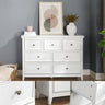 Viva Elite Luminara 7-Drawer Fiberboard Vanity Collection - The Future of Streamlined Elegance