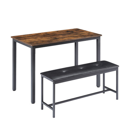 Viva Atelier Collection: Viva Atelier Ironwood Industrial Dining Set