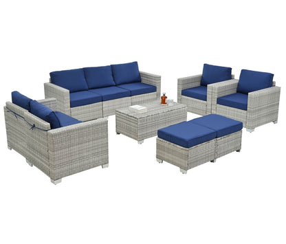 Viva Capri 10-Piece Patio Furniture Set – Alfresco Living, Elevated