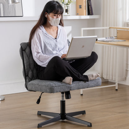 Armless No-Wheel Office Chair – 3 Colors | Viva Épure