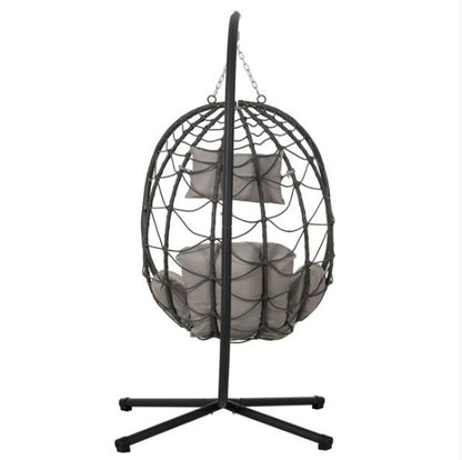 Luxury Hanging Basket Chair for Indoor & Outdoor | Stylish Swing Chair with Stand