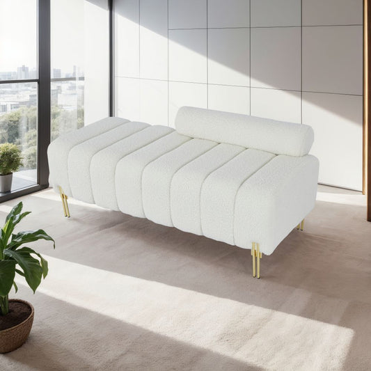 Viva Smart Living Collection: Teddy Velvet Bench