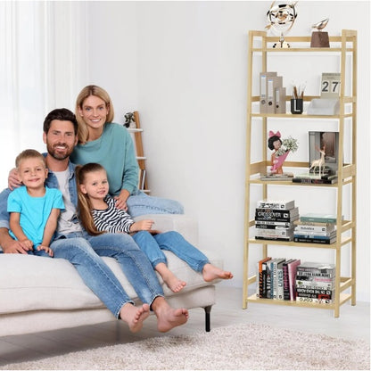 Viva Arbor 5-Tier Bamboo Bookcase