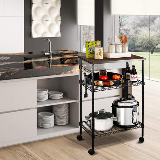 Viva Elite Mobile Utility Cart with Wooden Canopy – The Future of Adaptive Storage