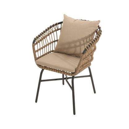 Outdoor Patio Chair With Cushions Set Of 2