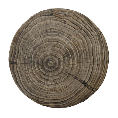 Antique Gray Faux-Woodgrain Accent Table | Viva Luxe