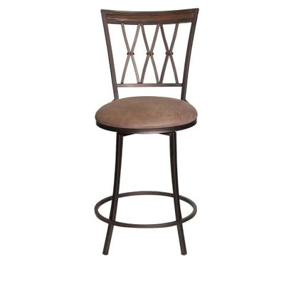 Dark Brown Swivel Counter Stool | Viva Sedona