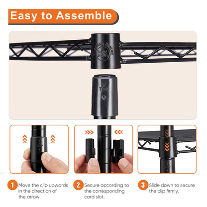 Adjustable Metal Wire Shelving Rack | Viva Smart Living