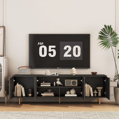 Viva Elite Flûte Black TV Stand – The Future of Entertainment Architecture
