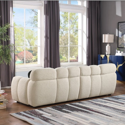 Viva Smart Living Collection: Bouclé Marshmallow 3‑Seater Sofa