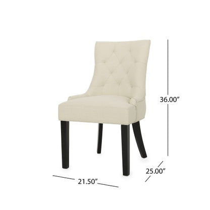 Viva Aria Buttonless Tufted Contemporary Dining Chairs