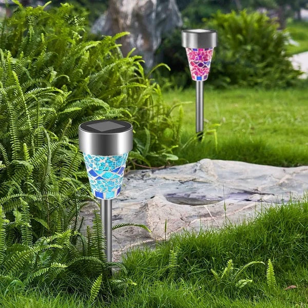 Viva Elite Solar Pathway Lights 6-Pack - Complete Garden Illumination System