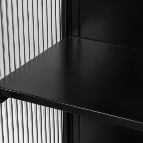 Viva Noctis Two-Door Glass-Front Wall Cabinet