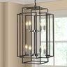 Viva Smart Living Collection: 8‑Lantern Tiered Farmhouse Chandelier