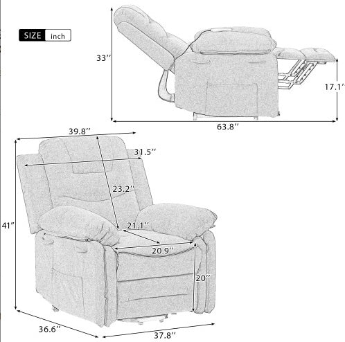 Viva Ascend Power Lift Recliner