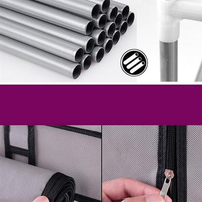 Viva Entryway Collection: 6-Tier Double-Row Shoe Cabinet