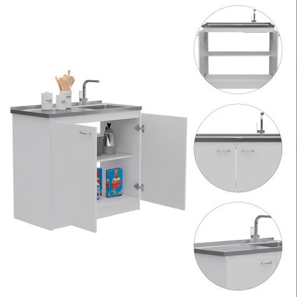 Viva Atelier Selene 2-Door Utility Sink & Cabinet
