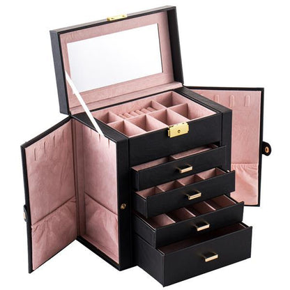 Viva Elite Quintessa Double-Opening 5-Layer Jewelry Chest – The Future of Layered Luxury