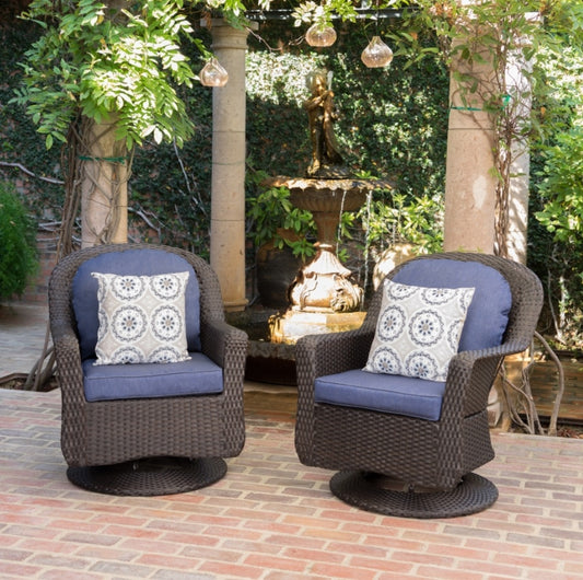 Viva Atelier Liam Swivel Club Chair (Set of 3)