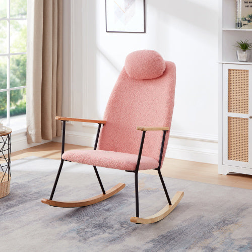 Viva Cozy Motion Collection: Modern Upholstered Rocking Chair