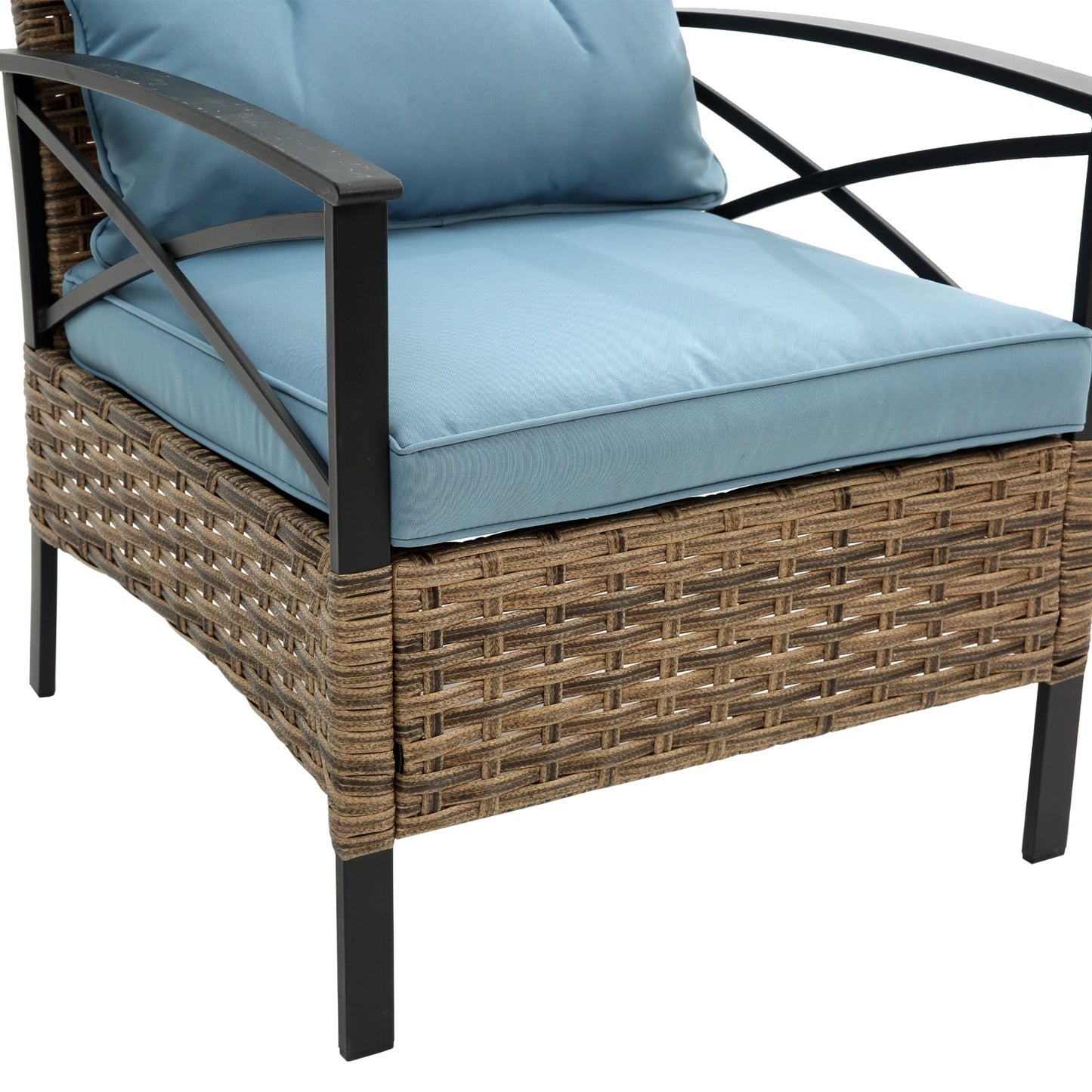 🏡 Viva Solstice™ 4-Piece Patio Sectional Low Dining Sofa Set – Redefining Outdoor Sophistication