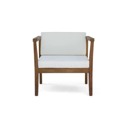 Beige 4-Seater Acacia Outdoor Chat Set | Viva Verona