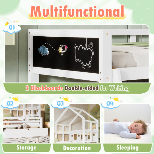 Viva Dreamscape Collection: The Skyloft Full-Size House Bed