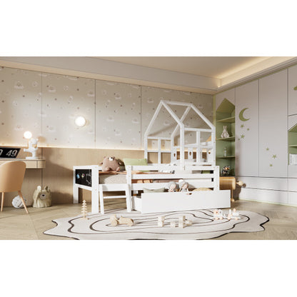 Viva Dreamscape Collection: The Skyloft Full-Size House Bed