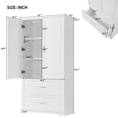Viva Serenity Collection: Viva Serenity Tall Bathroom Storage Cabinet