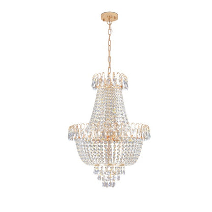 Golden Crystal Chandelier – The Ultimate Statement of Luxury for Your Home