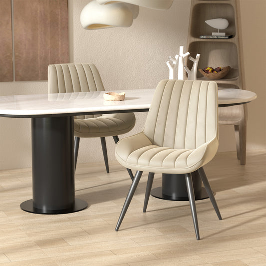 Viva Orion Waterfall-Cushion Swivel Bar Stool