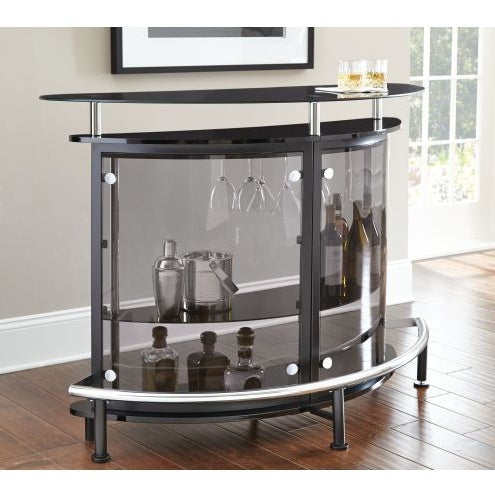 Ariana Noir Demilune Bar Server – Viva Luxe Collection