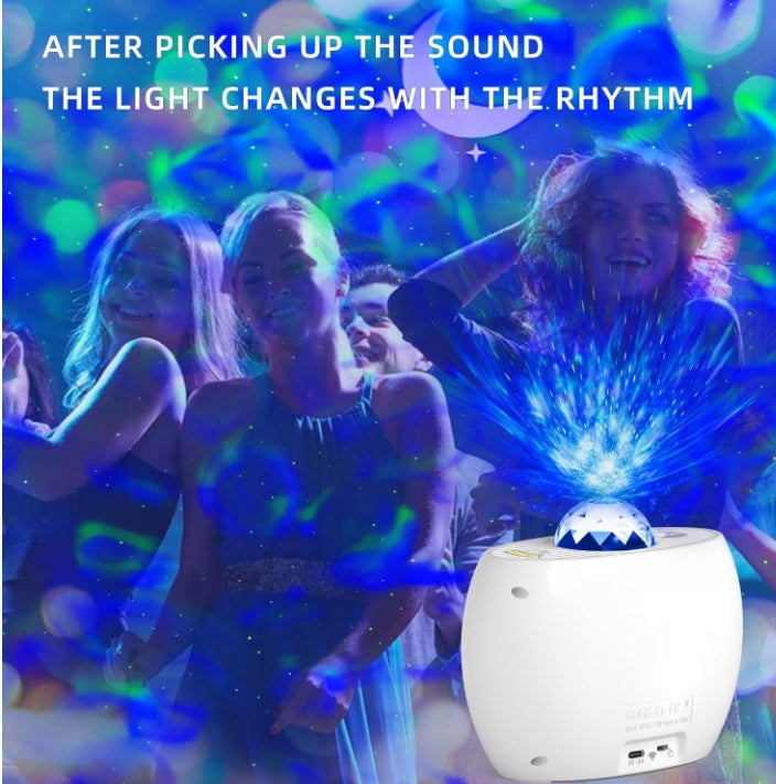 Relic Moon Lamp – Celestial Galaxy Projector with Bluetooth Speakers & Northern Lights Display