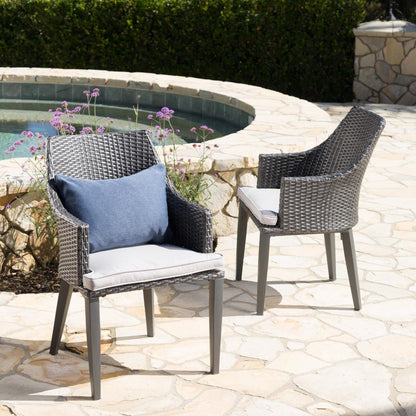 Viva Veranda Collection: The Hillhurst Grey Outdoor Club Chair Duo