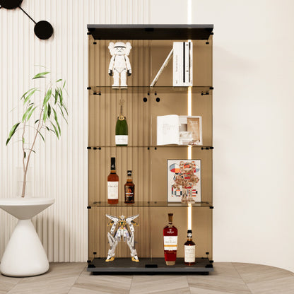 Viva Atelier Collection: Viva Atelier Aurora Tawny Glass Display Cabinet