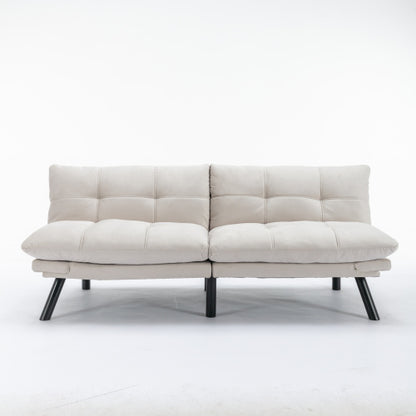 Viva Elite Élan Cream Convertible Folding Sofa Bed - The Future of Serene Elegance