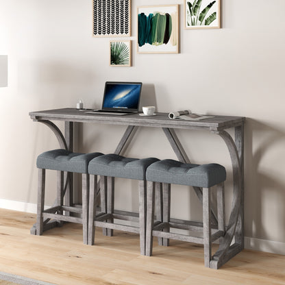 Viva Smart Living Collection: Power‑Ready Industrial Bar Table Set