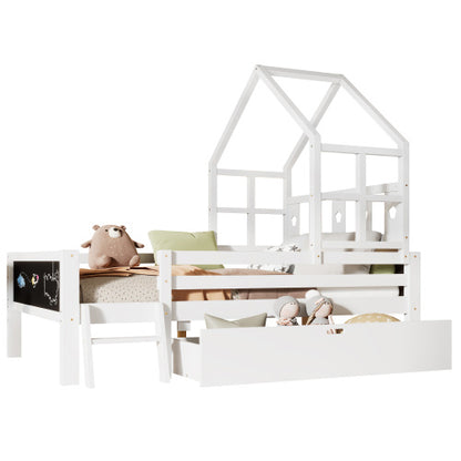 Viva Dreamscape Collection: The Skyloft Full-Size House Bed