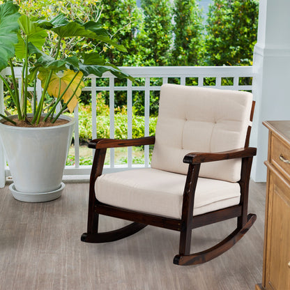 Cedar Cloud Rocking Chair with Detachable Cushion | Viva