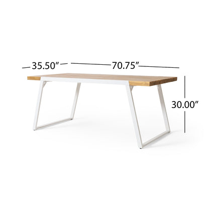 Viva Elite Gaylor Acacia Dining Table – The Future of Urban Dining Sophistication